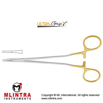 UltraGripX™ TC Martini Needle Holder Smooth Jaws Stainless Steel, 18 cm - 7"